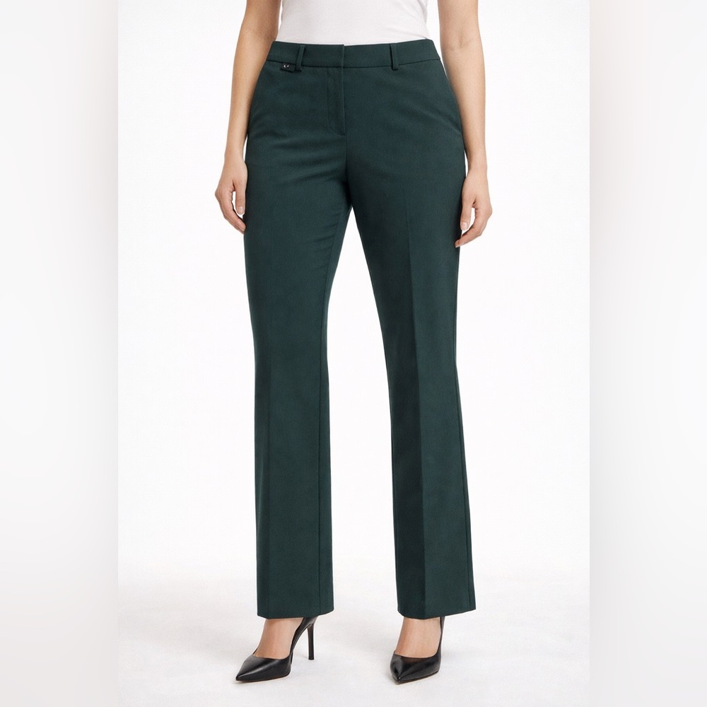 Suzy Shier Forest Green Dress Pants Size 5/6 Workwear Office Career Pants